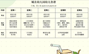 第三周幼儿食谱